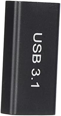 Akozon Typ Cенски адаптер, женски женски до USB3.1 Femaleенски адаптер директно USB конвертор за USB3.1 Продолжување на преносот на кабел