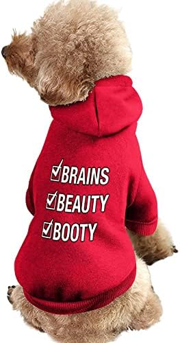 Мозоци Убавина Плен Миленичиња Дуксери Топла Облека Со Шапка За Мачка Куче