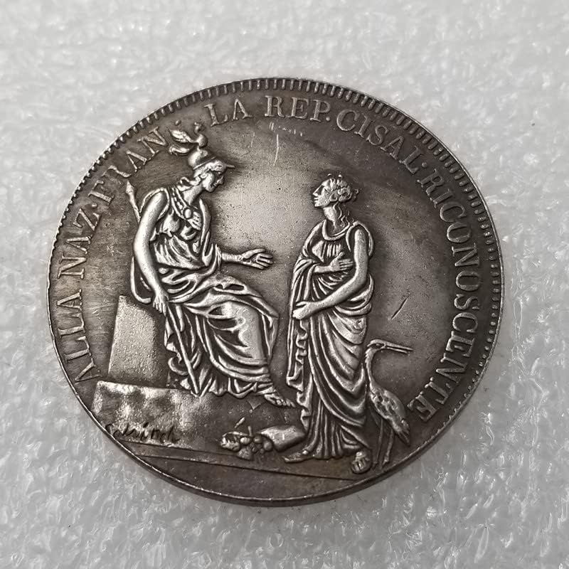 Антички Занаети 1800 Италијански Сребрен Долар Јас1799