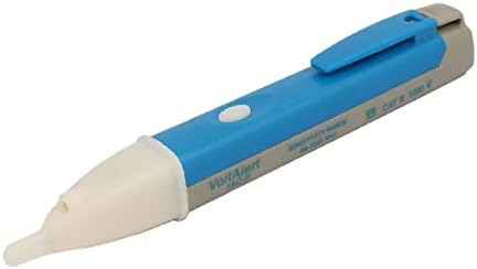 X-Gree AC 90V-1000V LED светло за тестирање на светло за тестирање на пенкало, сина W 2 x 1,5V AAA батерија (CA 90 ν-1000 ν Prueba de LED детектор de Voltaje de la pluma azul con 2 pilas aaa de 1.5v