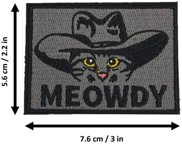 Meowdy, Morale Patch, Meme Patch, морал лепенка, воена лепенка, кука и јамка, тактички ранец, Марф, ветерански сопственик