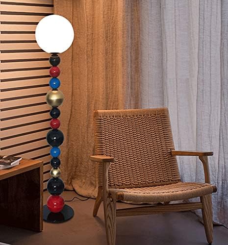Dshgdjf уметнички моден стаклен топка агол подни ламби за декорација на дневна соба LED E27 LAMP Stand Spoice Bed Salon Bar
