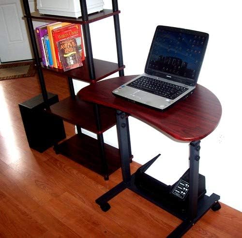 S -003 31 Широка лаптоп биро за прилагодување на широката висина - Седи или Стенд - Преносен - се вклопува во кој било агол како аголна