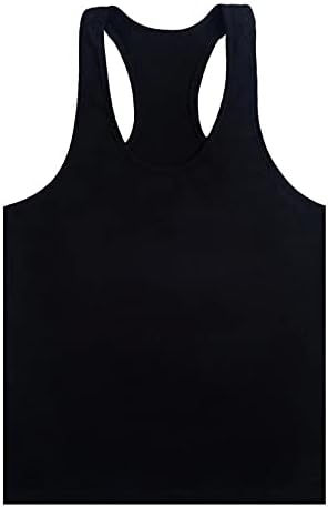 QTOCIO машки салата за бодибилдинг стрингер мускули на врвови со резервоарот за грб за фитнес елек за вежбање на кошули со ракави без