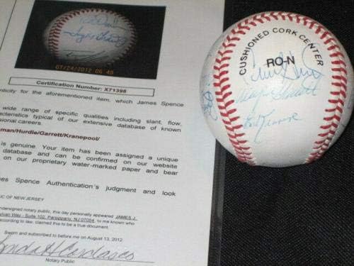 Легендите на Yorkујорк Метс потпишаа автограм на бејзбол МекГрав, Дарлинг + ЈСА - Автограмирани бејзбол