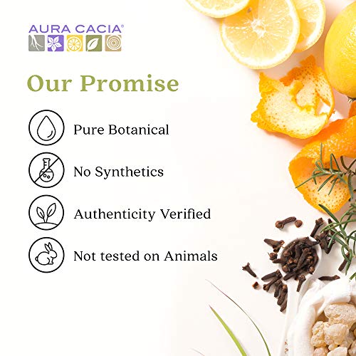 Aura Cacia чист вербенон есенцијално масло | Сертифициран органски, GC/MS тестиран за чистота | 7,4 ml | Rosmarinus officinalis