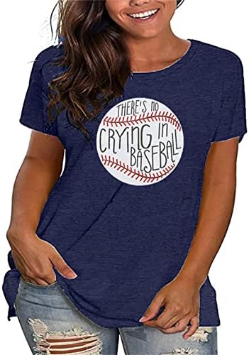 Плус големина бејзбол маица кошула жени loveубов срце графички бејзбол маица мајки ден за бејзбол подарок кратки ракави маички