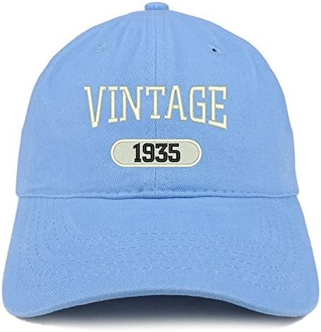 Трендовски продавница за облека Гроздобер 1935 година извезена 88 -ти роденден Опуштено памучно капаче