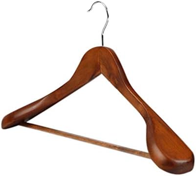 WSZJJ Солидна закачалка од дрво што не се лизгаат облека за облека за закачалки кошули џемпери облекување закачалка за сушење решетката