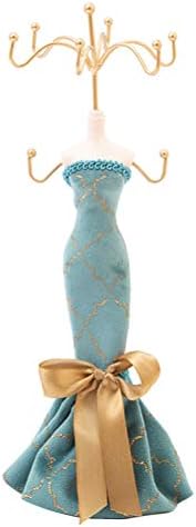 Држач на ѓердан од Keseoo, сина серија фустан, облик на облик на накит, исклучителен дисплеј решетка за накит Организатор накит поставува накит