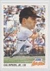 Резултат од 1992 година 433 Кал Рипкен rуниор како бејзбол картичка во Балтимор Ориолес