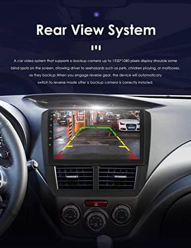 9 Инчен HD Екран На Допир Андроид 12 Стерео Автомобил Радио За Subaru Forester IPREZA WRX 2008-2012 Безжичен Carplay Android Auto 8-Јадро