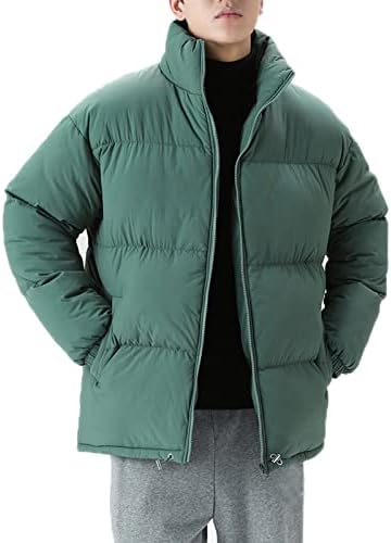 УСИФАКГ МАНСКИ ПУФЕР јакна Зимски палто надолу во водоотпорна зимска парка јакна топло задебелен ски -палто