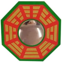ОМГ се занимава со огледало Фенг Шуи/Паква/Конвекс Бхагва за заштита и извадете ја страничната негативна енергија дија-9 инчи.