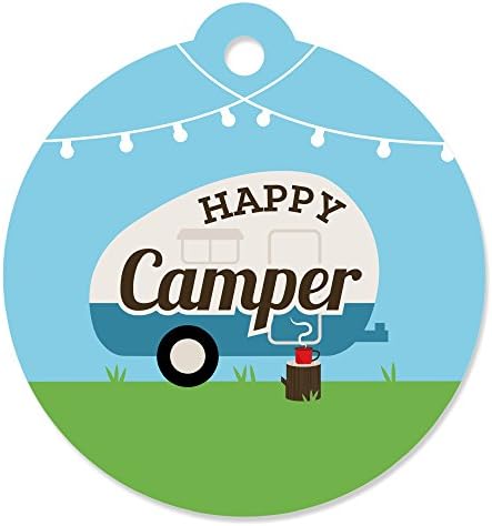 Среќен Кампер-Кампување Бебе Туш Или Роденденска Забава Корист Подарок Тагови