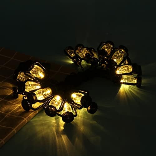 Pretyzoom 9 парчиња 3 метри Ноќта на вештерките LED керозин ламба жица за Ноќта на вештерките предводена светлосна жица во облик на