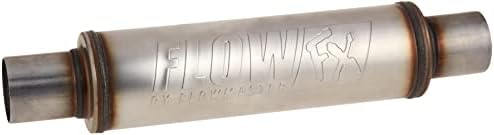 Flowmaster 71416 2.50 In/Out Flow FX Muffler, Round, 14 , Brusheded