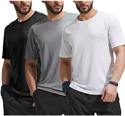 Миер мажите со брза суво вежбање кошули со влага за влага, кои трчаат маици со атлетски перформанси, рециклирани полиестерски врвни тела