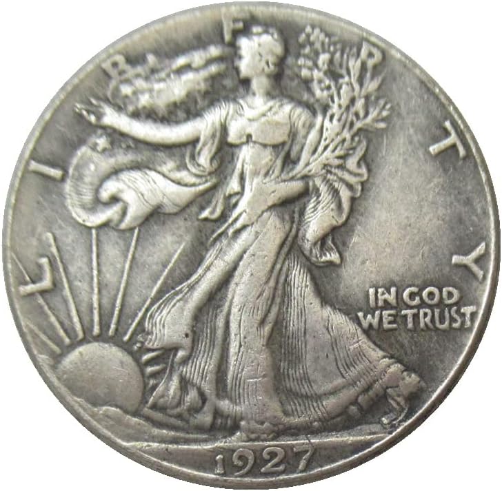 Американска слобода за одење на половина долар 1927 година Сребрена реплика комеморативна монета