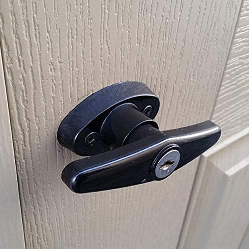Комплет за заклучување на вратата на вратата 4½ и 5½ стебло со 2 клучеви за складирање на штала со штала од врата и замена за заклучување на