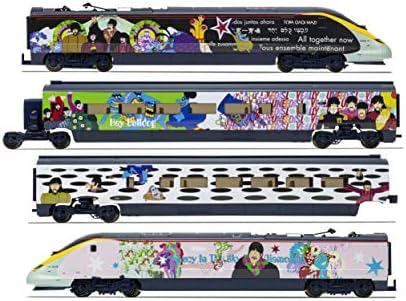 Hornby Eurostar Beatles Yellow Submarine Analog Train Set R1253T