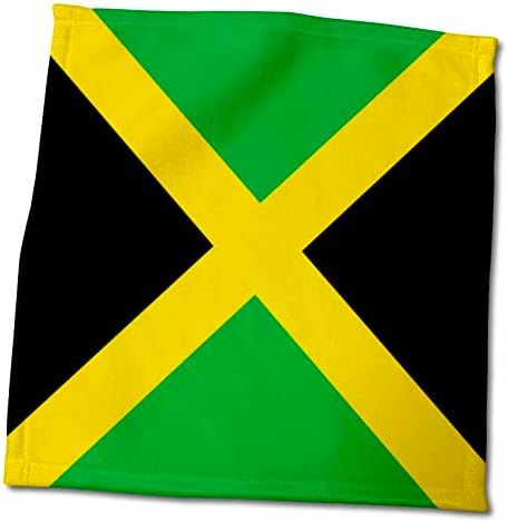 3дроза Знаме На Плоштадот Јамајка-Карибите Јамајка Зелена Црна Со Жолта Боја. - Крпи