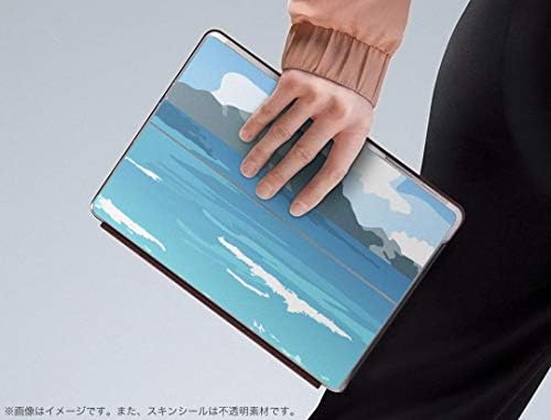 Декларална покривка на igsticker за Microsoft Surface Go/Go 2 Ultra Thin Protective Tode Skins Skins 001429 морски крајбрежен облак