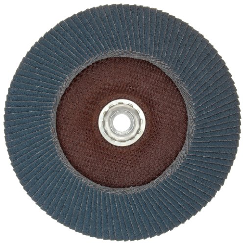Нортон 20X Абразивен диск за размавта со високи перформанси, тип 27, навојна дупка, поддршка од фиберглас, цирконија алумина,