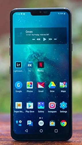 LG Electronics G7 ThinQ Фабрика Отклучен Телефон-6.1 Екран-64GB-Аурора Црна