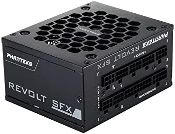 Phanteks Revolt SFX 750W 80Plus Platinum, SFX напојување, целосно модуларно, ефикасност со рангирање на платина, тивок вентилатор,