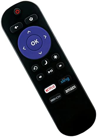 LC - RCRUS - 17 Замена Далечински Управувач Применлив За Sharp Roku Smart TV Со Netflix HBO Sling Клуч LC50LB481U LC32LB481U