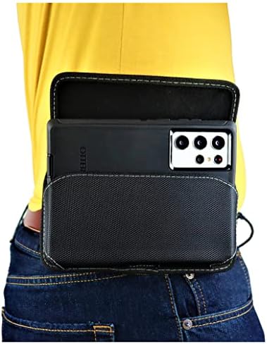 MGBCA најлонски мобилни телефони торбичка за Samsung Galaxy Note 20 Ultra, држач за клип на јамка за појас, се вклопува со otter