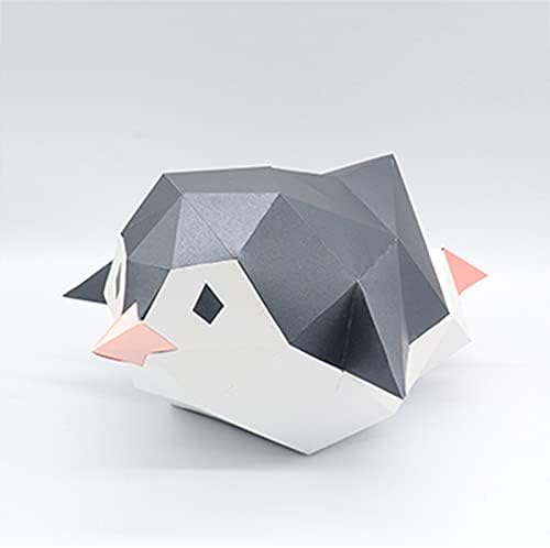 Wll-dp лизгачки пингвин изгледа креативна хартија играчка играчка рачно изработена хартија модел 3Д хартија скулптура DIY оригами