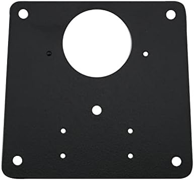 JCBiz 2 сетови плоча за поправка на шарки од кабинет 3.54x3.54 Црн не'рѓосувачки челик шкаф кабинет за врата за фиксирање на плочата