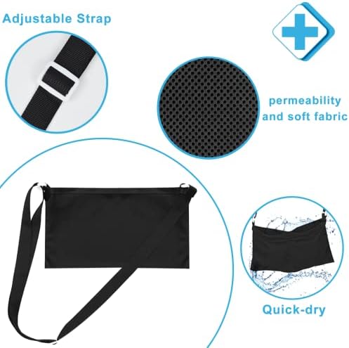Дренажа од дренажа на мастектомија 4 торбички за одвод со торба за туширање, прилагодливи џебови за одводнување на држачот за одвод за