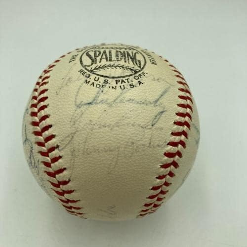 1965 година во Лос Анџелес Доџерс екипа на Светската серија, потпишан бејзбол Koufax JSA COA - автограмирани бејзбол