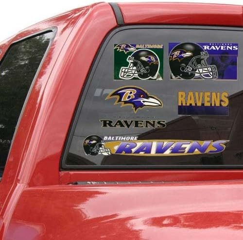 Wincraft NFL Baltimore Ravens 04405051 Multi Use Decal, 11 x 17