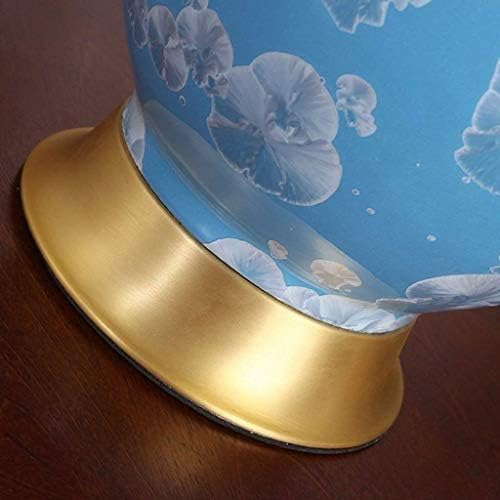 ZSEDP табела за ламба ， ламба за маса од средниот век керамичка сина чаша глазура дрво рачно изработена постелна ленена тапан