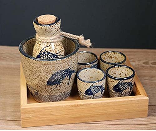 Сајт Поставете јапонски подароци 5 парчиња Традиционална јапонска чаша постави рачно насликани порцелански керамички чаши дома занаети