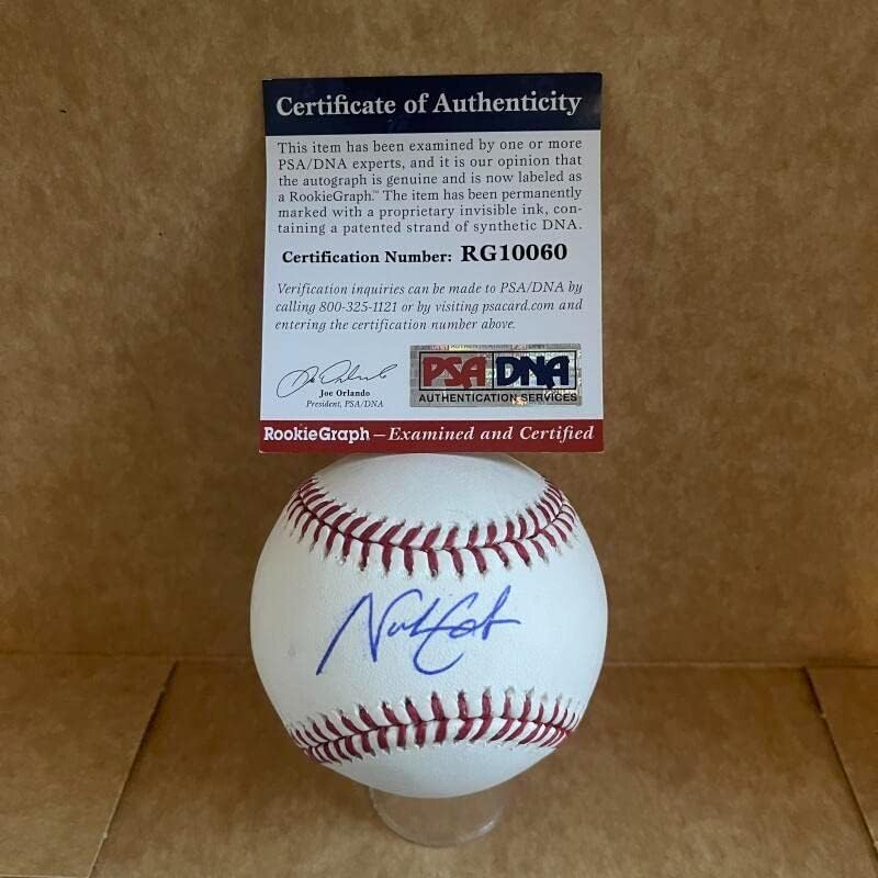Ник Гордон Минесота Близнаци потпишаа автограмиран М.Л. Бејзбол PSA RG10060