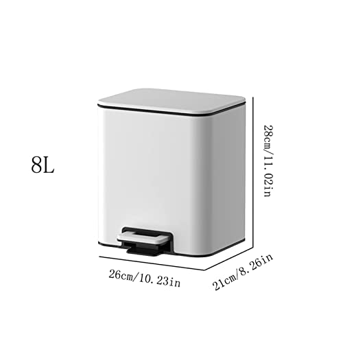 Lucbei ѓубре конзерва 8L/12L/15L домаќинство од не'рѓосувачки челик за отпадоци за дневна соба за спална соба канцеларија за