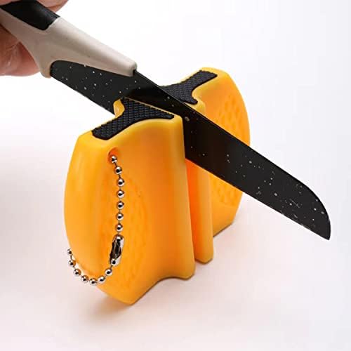 Qishing 2-Чекор Нож Острилка домаќинство мали мини нож острилка отворено преносни двострани нож острилка кујна gadgets