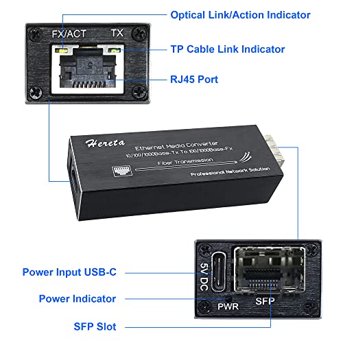 Индустриски зацврстени конвертор на медиуми со Gigabit Fiber со единечен режим двојно влакно SFP/LC модул 10/100/1000Base-TX до 100/1000Base-Fx