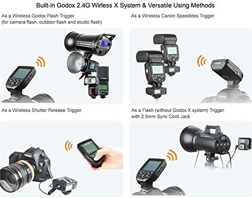 Godox V860III - C Камера Блиц Speedlight За Canon, 2.4 G TTL 1/8000S HSS Флеш Speedlite Со Godox XPro-C Безжичен Блиц Активирањето Компатибилен