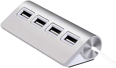 KXDFDC ЦЕНТАР USB 4 ПОРТ USB 2.0 Port Pc Таблет Пренослив OTG АЛУМИНИУМ USB Сплитер Кабелски Додатоци