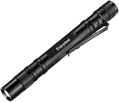 Злимио мини тактичко пенкало фенерче 1000lm Супер светла џебна алатка за надворешна рака водоотпорна мала светлина, црна