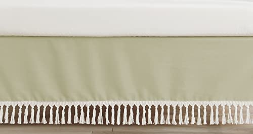 Слатка Jојо дизајнира цврста мудрец зелена девојка бебе креветчето здолниште кревети прашина за кревети за кревети од бела ласкава