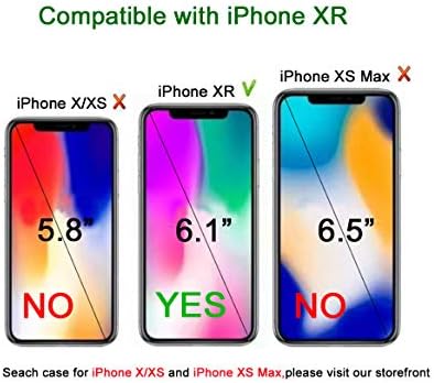 За Iphone XR Случај, Worldmom Двослоен Дизајн Bling Течни Течни Лебдечки Искра Шарени Сјајот Водопад Tpu Заштитни Телефон Случај За Apple iPhone