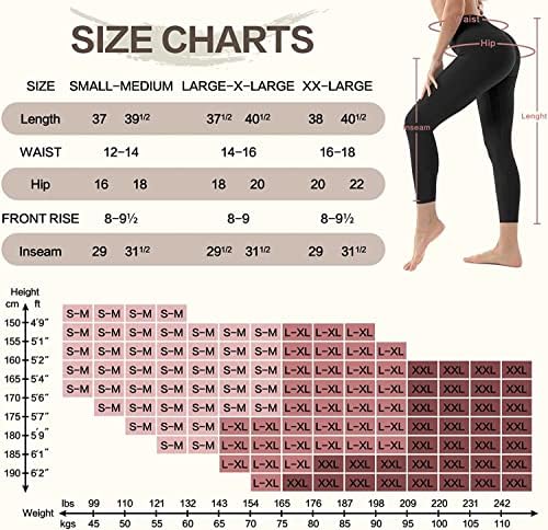 3 Спакувајте Хеланки За Жени-Без Проѕирна Контрола На Стомакот Со Висок Струк Јога Панталони Тренинг Трчање Нозе