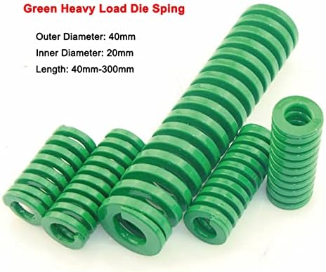 Домашни поправки и извори на DIY 1 парче зелена тешка калап пролет со надворешен дијаметар од 40 мм, спирална печатна компресија
